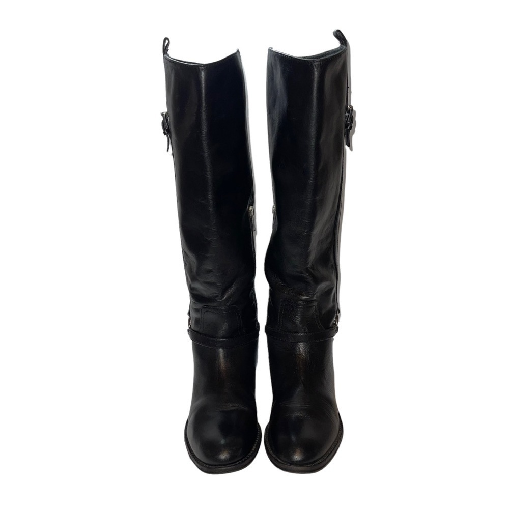 Coach Mulan Black Leather Knee High Riding Boots Size 6 - Picture 2 of 7